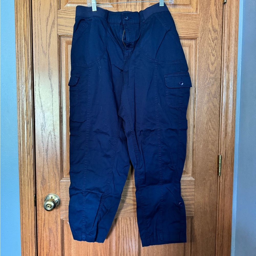 Northcrest Men's Navy Cargo Pants